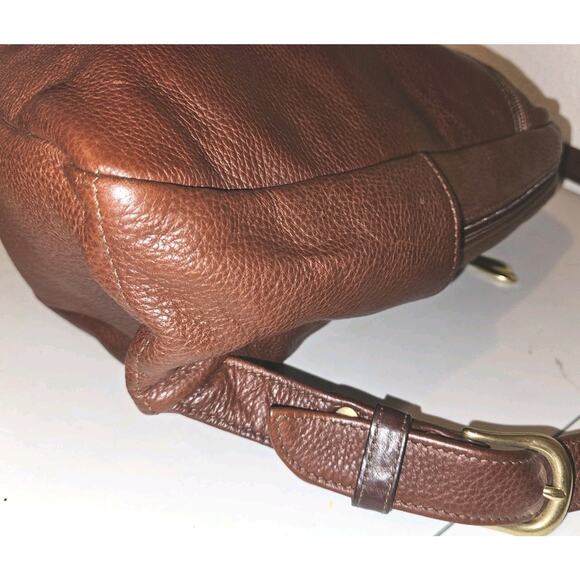 Libaire Leather Backpack Cognac Made in USA - 10x12x4 - Picture 8 of 14